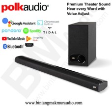 Polk Audio Signa S3 Ultra-Slim TV Sound Bar and Wireless Subwoofer