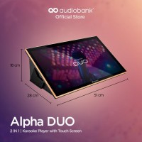 Audiobank Alpha Duo Karaoke Player 4K Hi-Res Audio With 21.5 Inch Touchscreen