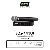 Shure BLX24A/PG58 Wireless Vocal System Receiver Microphone Wireless Shure BLX24A/PG58 Wireless Vocal System Receiver Microphone Wireless
