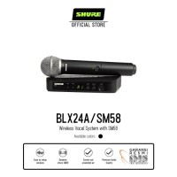 Shure BLX24A SM58 Wireless Vocal System Microphone Receiver Wireless 