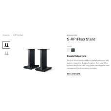 KEF S-RF1 Floor Stand Designed to partner Reference 1 Meta speakers