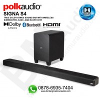 Polk Signa S4, Dolby Atmos 3.1.2 sound bar and Bluetooth