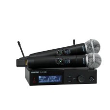Shure SLXD24D+/58 Dual Wireless System with 2 Handheld Transmitters SM58