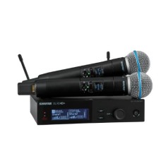 Shure SLXD24D+/B58 Dual Wireless System with 2 Handheld Transmitters Beta58