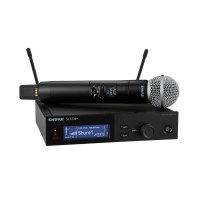 Shure SLXD24+/SM58 Digital Wireless Handheld System Cardioid Dynamic Microphone Shure SLXD24+/SM58 Digital Wireless Handheld System Cardioid Dynamic Microphone