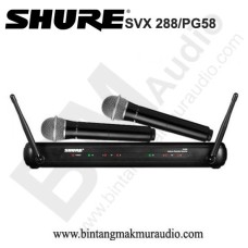 Shure SVX288A/PG58 Dual Vocal Wireless System