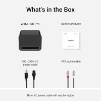WiiM Sub Pro – 8" 250 W Wireless Smart Subwoofer