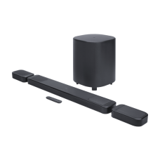 JBL Bar 1000MK2 Sistem soundbar 7.1.4 saluran dengan speaker surround yang dapat dilepas, MultiBeam 3.0™, Dolby Atmos®, dan DTS:X®
