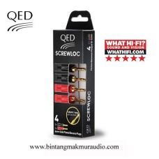 QED SCREWLOC 4MM BANANA PLUGS