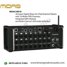 Midas MR18 MR-18 18 input digital mixer